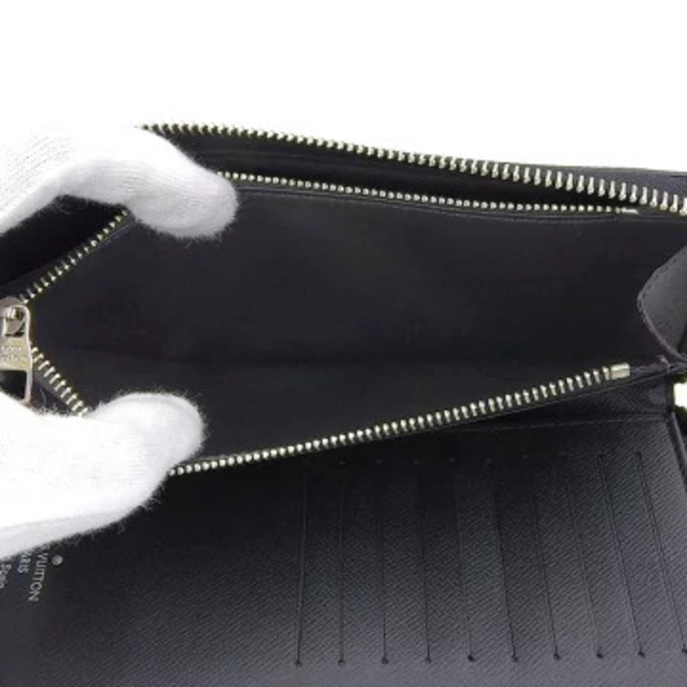 Louis Vuitton Epi Zippy Wallet Vertical Round Zipper Long Noir Black - Picture 4 of 8